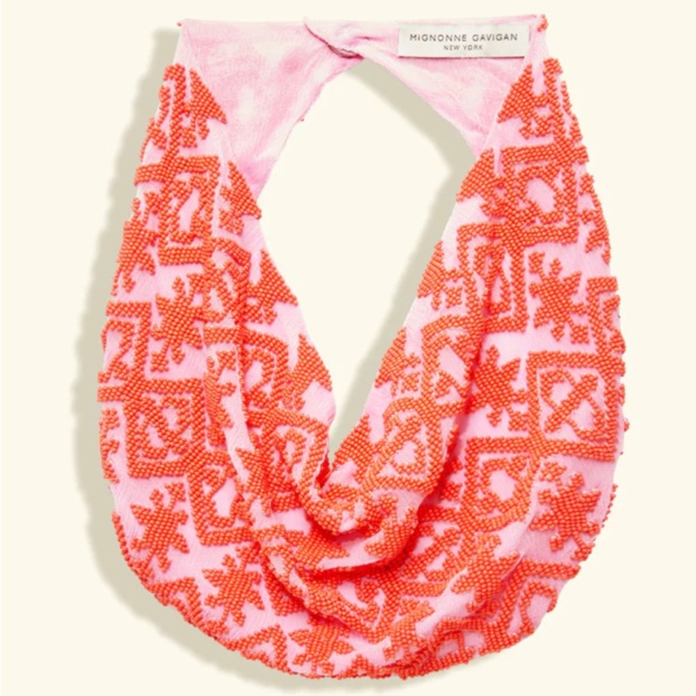 Mignonne Gavigan beaded scarf